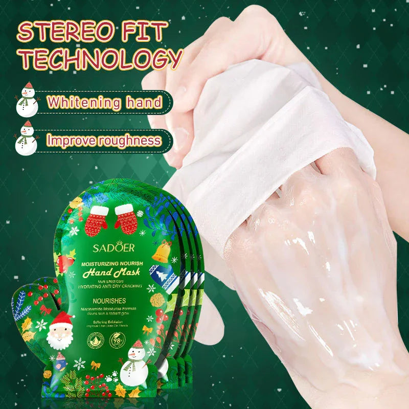 Sadoer Exfoliating & Brightening Hand & Foot Mask - 35g × 2 Pcs