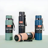 Stainless Steel Vacuum Insulated Sport Bottle With LED Display - 800ml