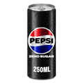 Pepsi Zero Sugar Soft Drink Can - 250ml