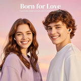 Love Heart Design Wireless Earbuds - 01