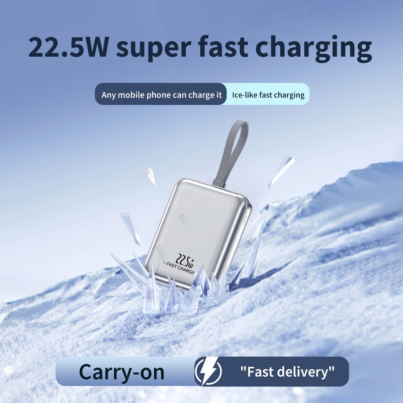 HMT 22.5W Mini Fast Charging Power Bank 10000mAh PB-1002