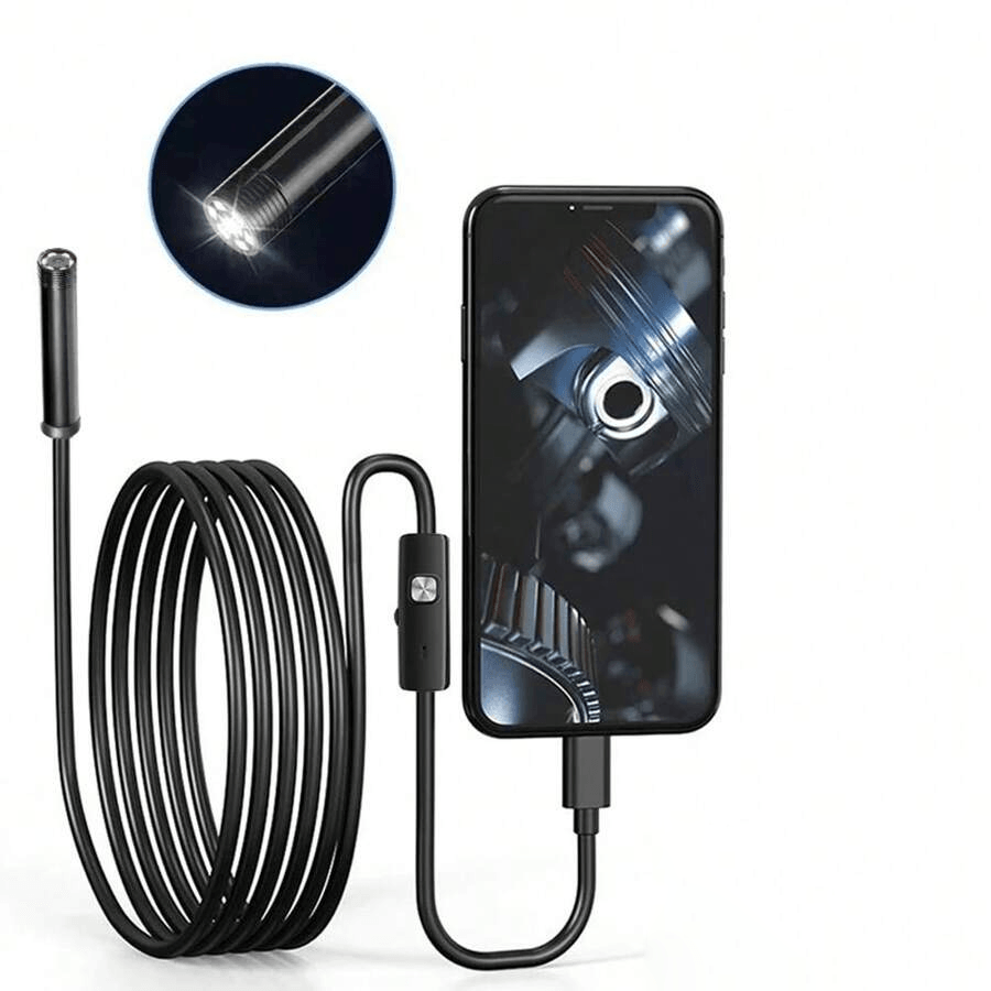 كاميرا فحص منظار داخلي ومنظار داخلي USB تعمل بنظام Android - 5M