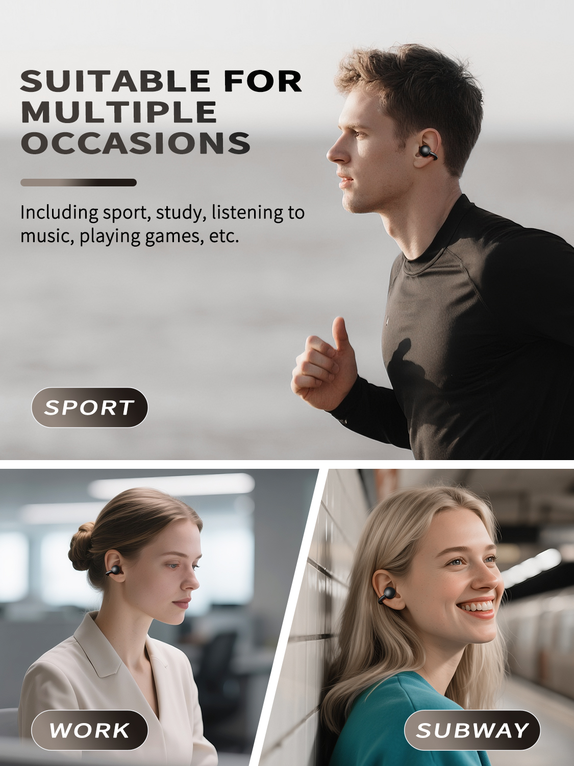 VEN-DENS True Wireless Stereo Earbuds VD-BT055