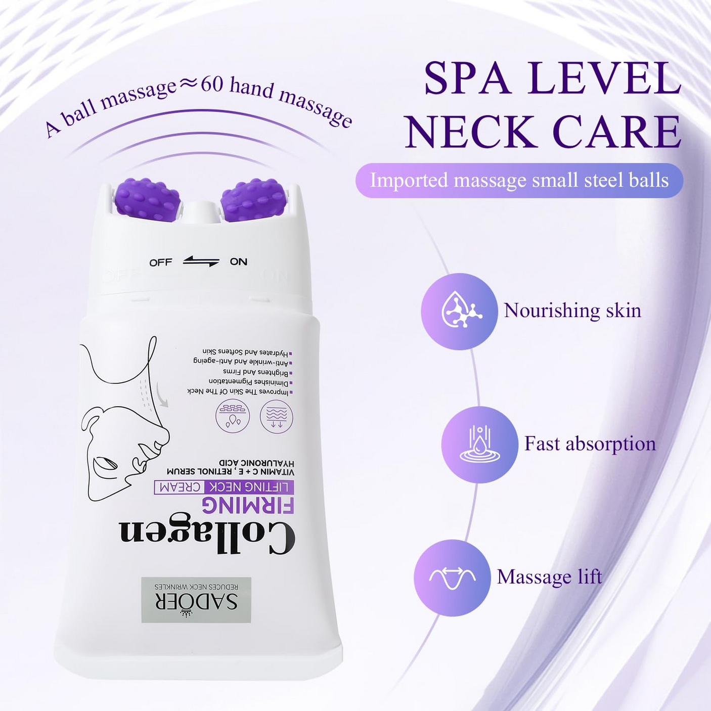 Sadoer Collagen Firming Lifting Neck Cream - 110ml