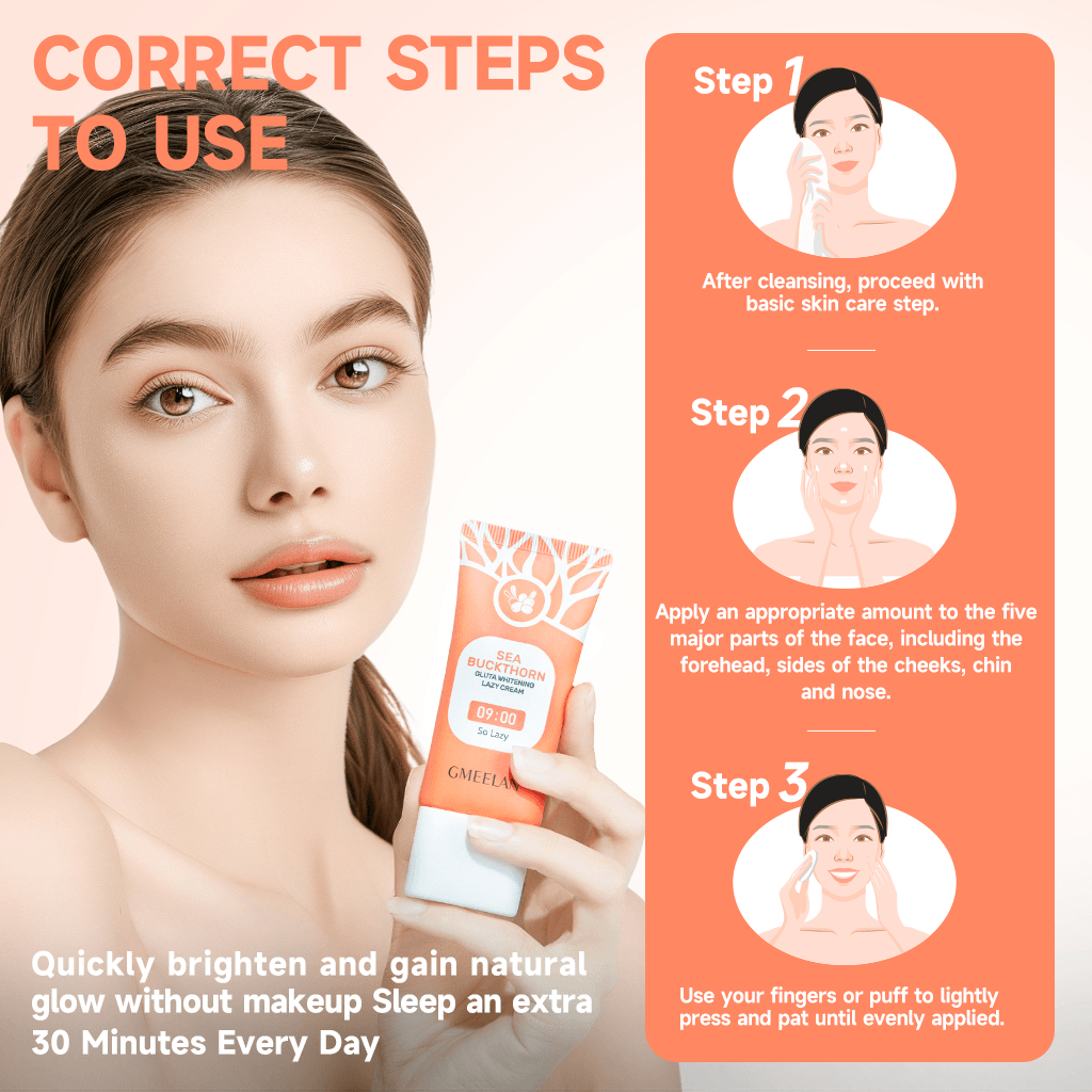 Gmeelan Sea Buckthorn Gluta Brightening Lazy Cream - 30g
