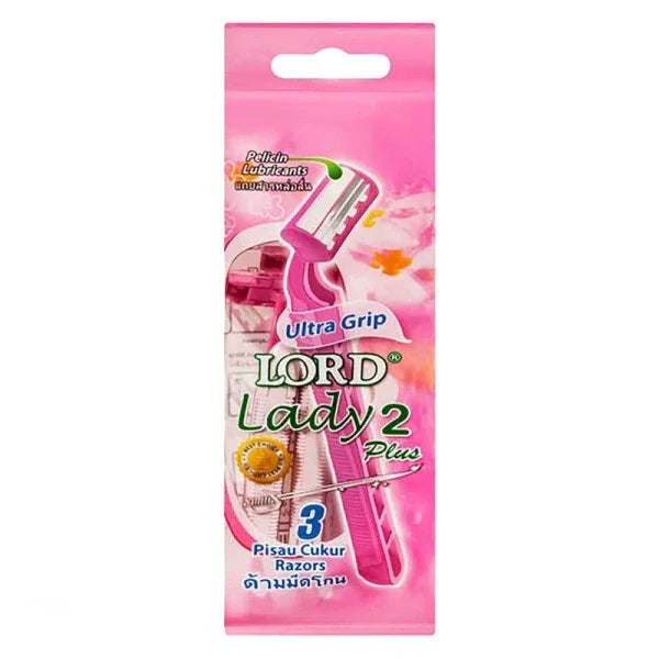 Lord lady Ultra Grip Women's Razor Pink - 3Pcs Set