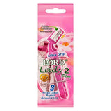 Lord lady Ultra Grip Women's Razor Pink - 3Pcs Set