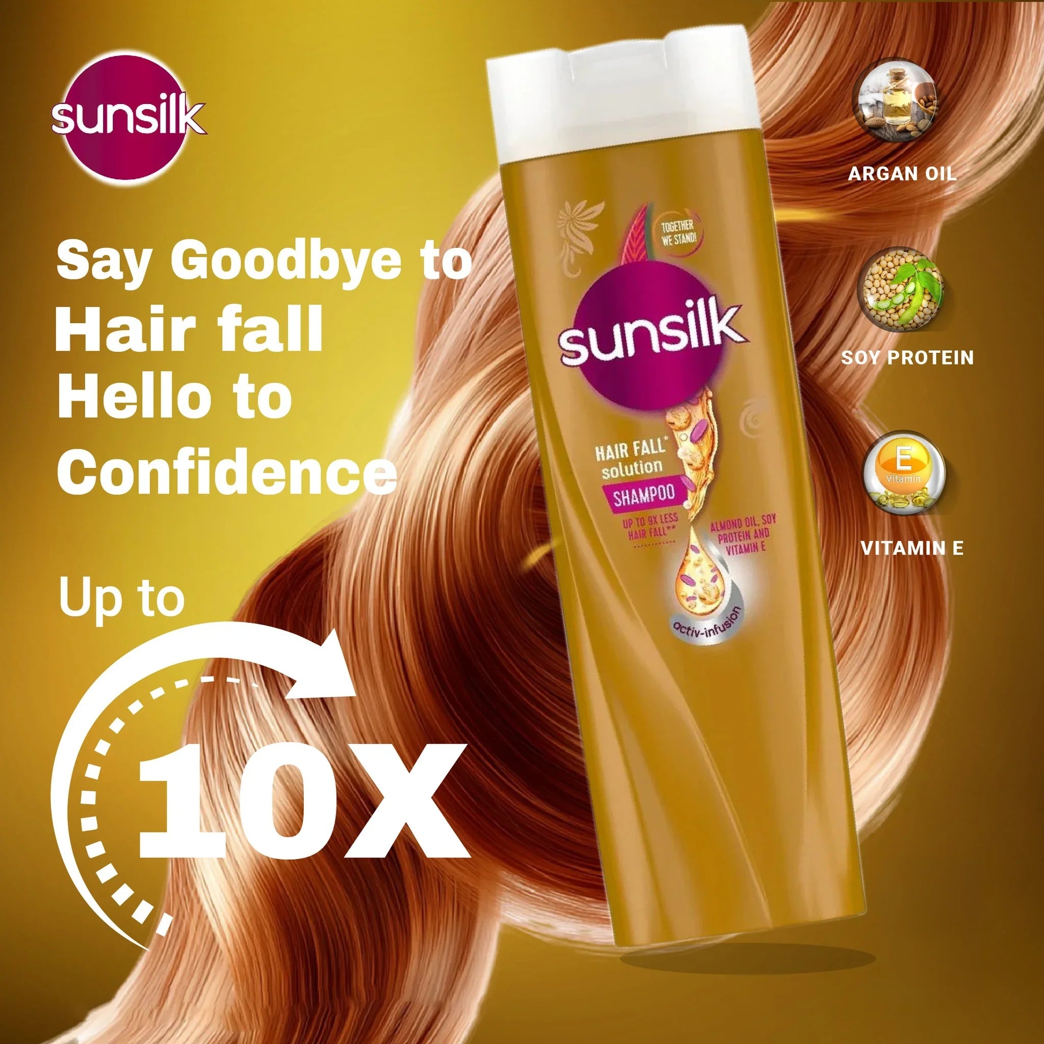 Sunsilk Hair Fall Solution Shampoo - 160ml