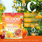Mikeo Blood Orange C Collagen Vitamin C Mix Plus - 35 Sachets × 10g