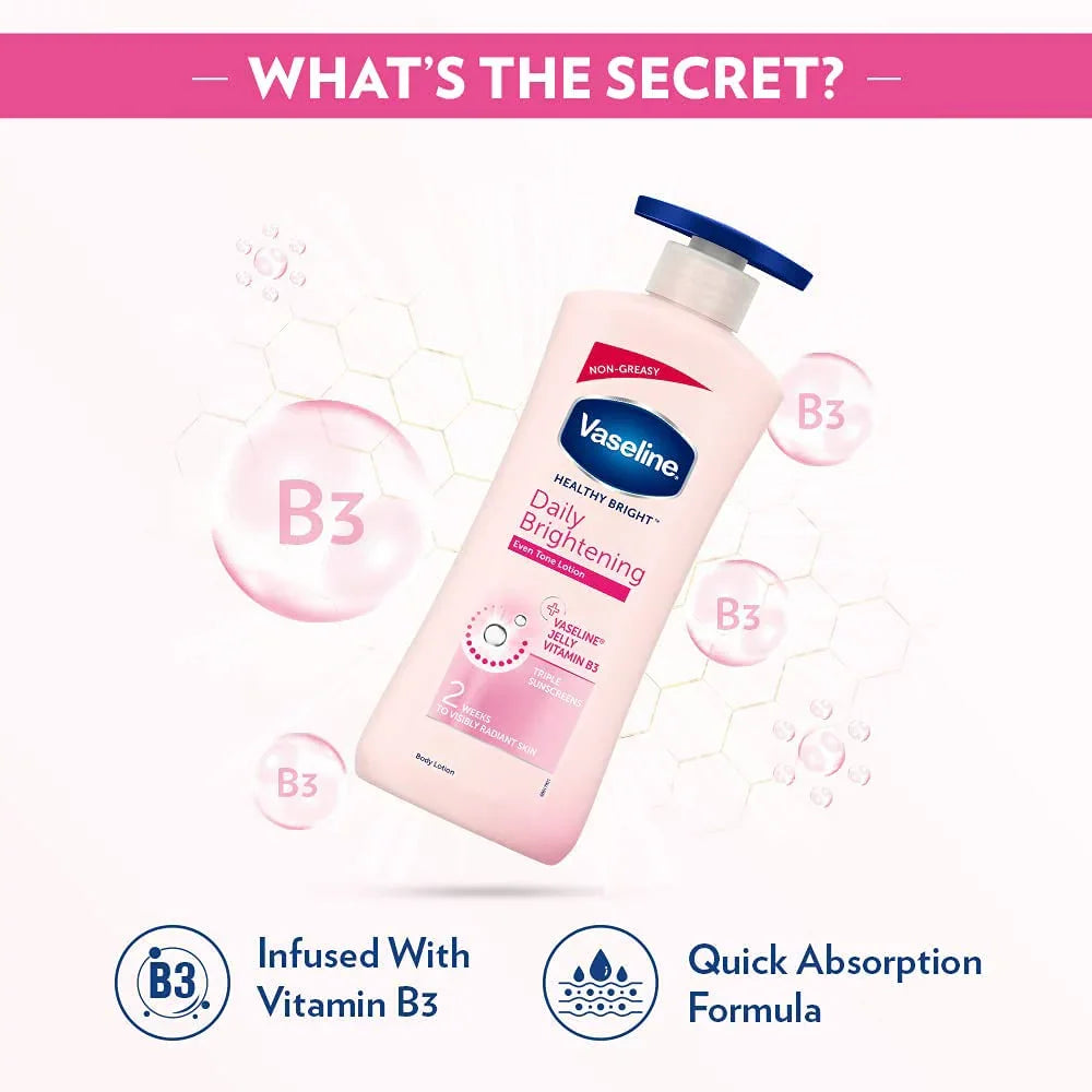 Vaseline Daily Brightening Even Tone Lotion - 600ml