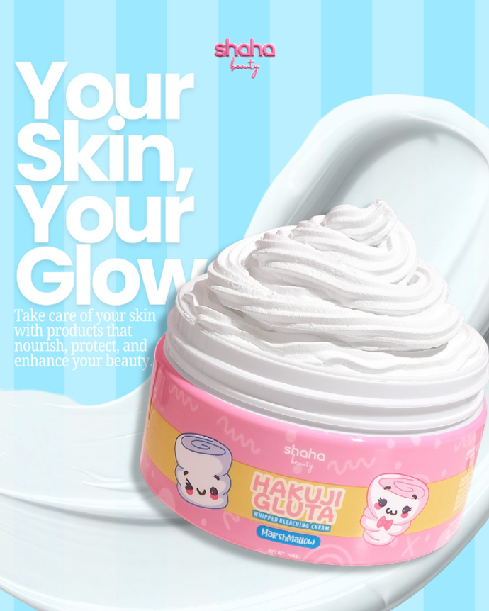 Shaha Beauty Hakuji Gluta Marshmallow Whipped Bleaching Cream - 200ml