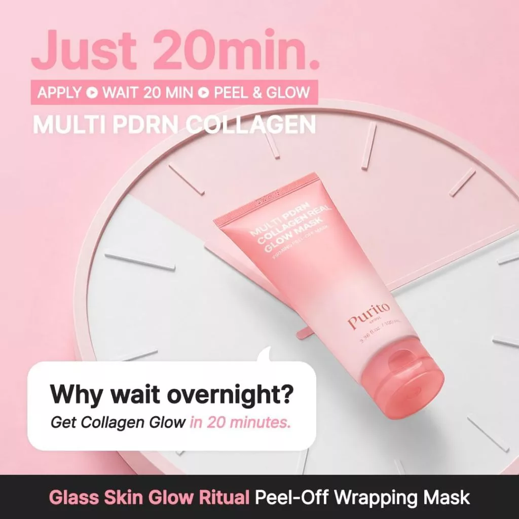Purito Multi PDRN Collagen Real Glow Face Mask - 100ml