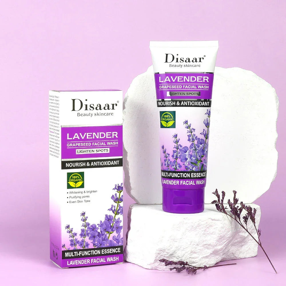 Disaar Lavender Grapeseed Facial Wash - 100g
