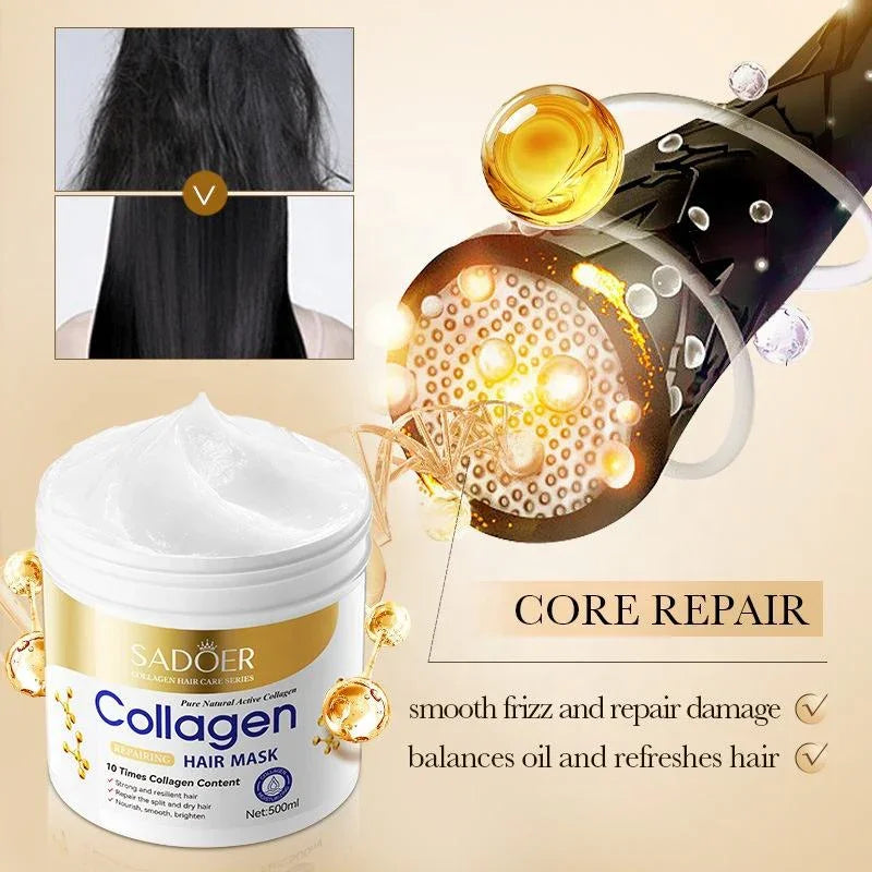 Sadoer Collagen Repairing Hair Mask - 500ml
