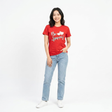Fashion Text Printed Comfortable Women's T-Shirt #1029