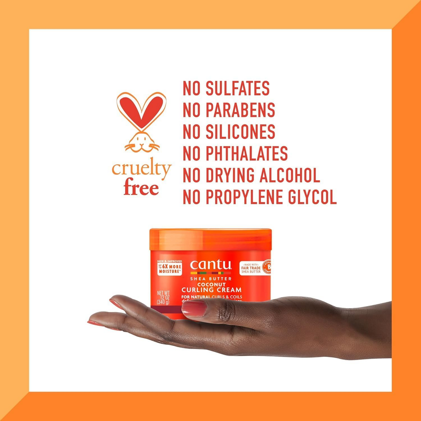 Cantu Shea Butter Coconut Curling Hair Cream - 340g