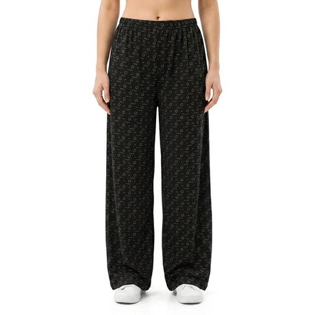 Women's Waisted Wide-Leg Palazzo Pants K-BP-2