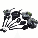 Multi Function Non-Stick Kitchen Cookware Set 13 Pcs RMCW - 9713