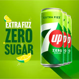 7Up Zero Sugar Extra Fizz Soft Drink - 250ml (5+1) Offer