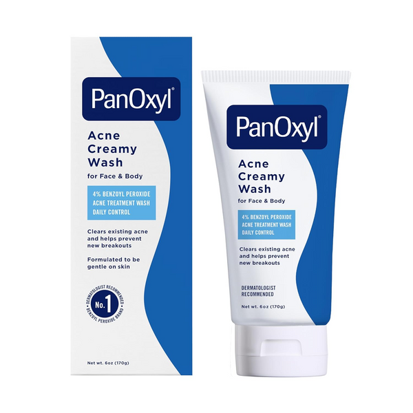 PanOxyl Acne Creamy Wash Benzoyl Peroxide 4% Daily Control - 170g