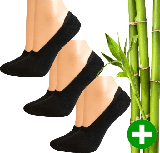 Bamboo Fashion Ankle Socks - 3 Pairs