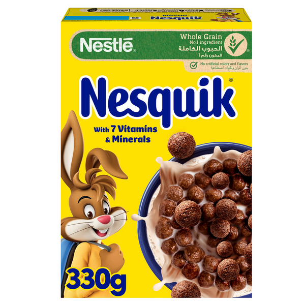 Nestle Nesquik Chocolate Breakfast Cereal Pack - 330g