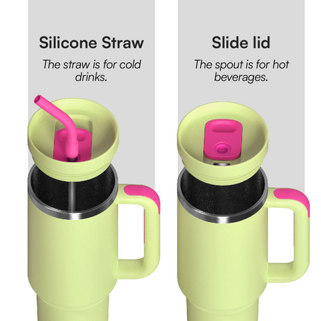 Double Wall Vacuum Insulated Tumbler Sports Mug - Q40D (1200ml)