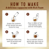 Nescafe Gold Cappuccino Unsweetened Taste Coffee 10 x 14.2 g