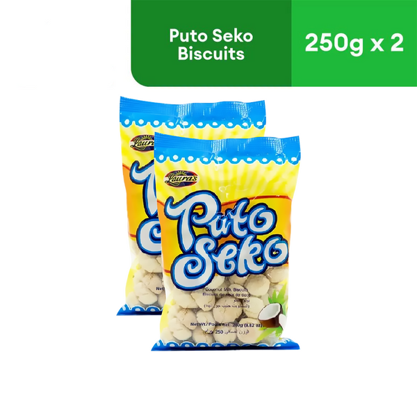 Lauras Puto Seko Coconut Milk Biscuits 250g × 2 Pcs (Offer)