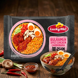Lucky Me Bulramen Spicy Chicken Carbonara Stir-Fried Noodles - 60g