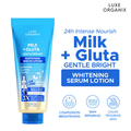 Luxe Organix Milk + Gluta Gentle Bright Serum Lotion - 350ml
