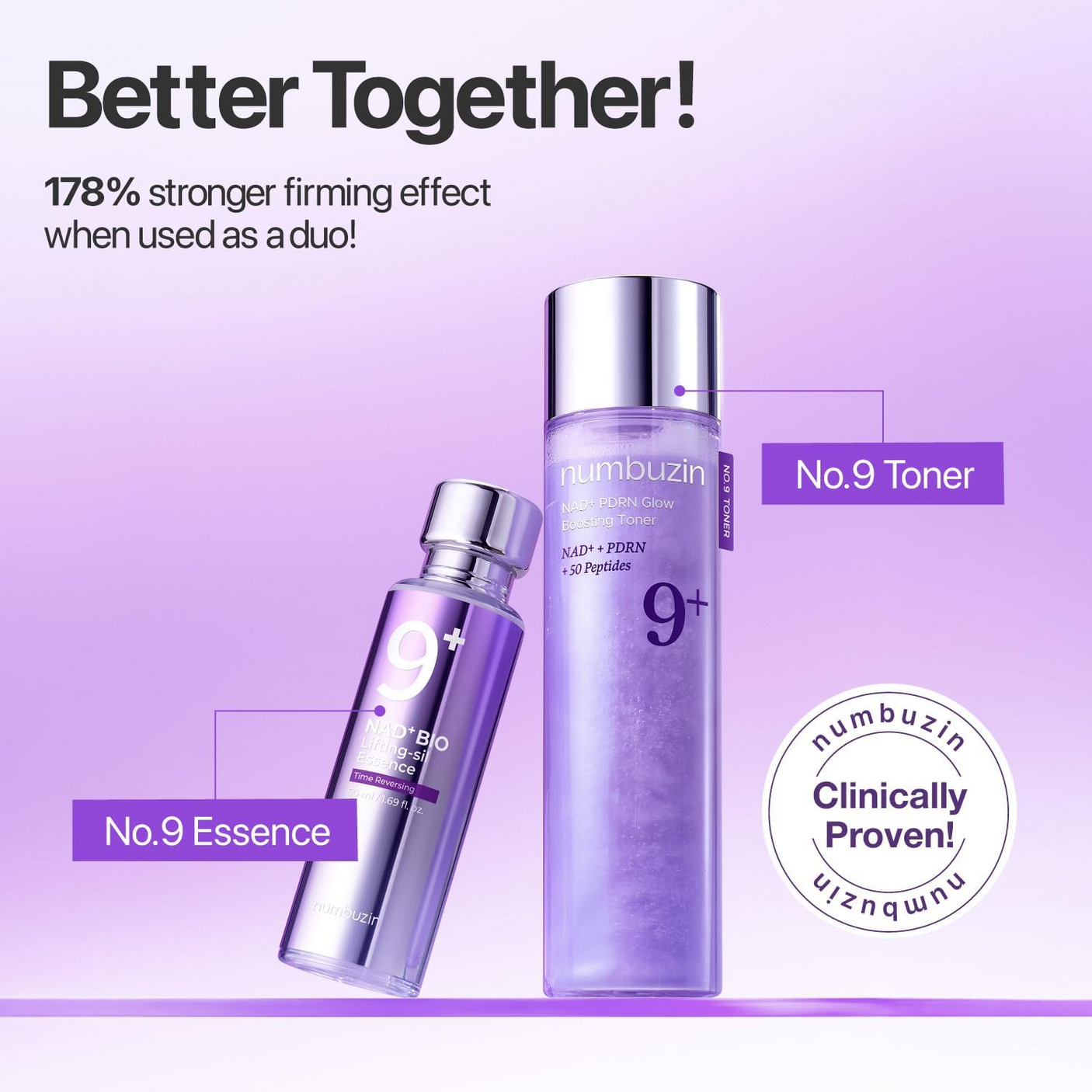 Numbuzin No.9 NAD+ PDRN Glow Boosting Toner - 150ml