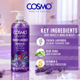 Cosmo Temptation French Lavender Shower Gel - 1000ml