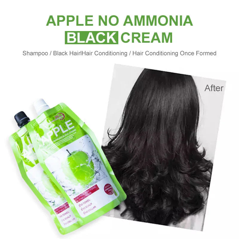 Nice Fresh Ammonia Free Natural Black Hair Color Cream 2.0 - 500ml+500ml