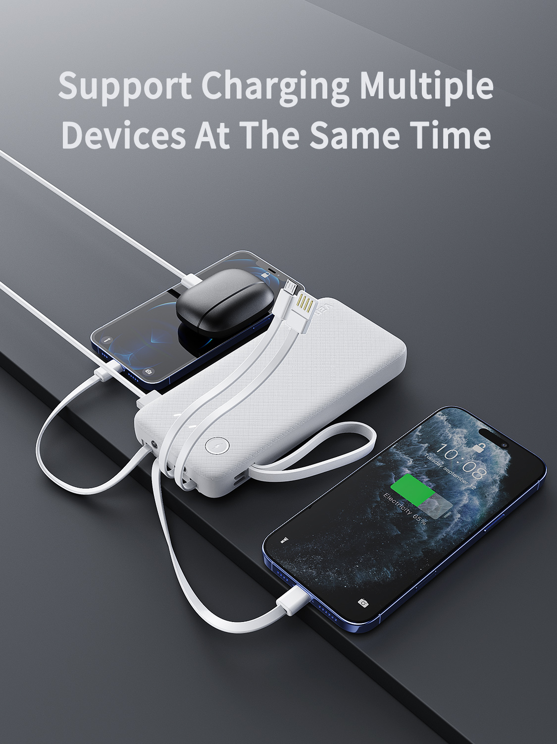 VEN-DENS 3 in 1 Power Bank 10000mAh VD-PB058
