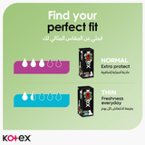 Kotex Natural 100% Cotton Pantyliners - 84 Liners