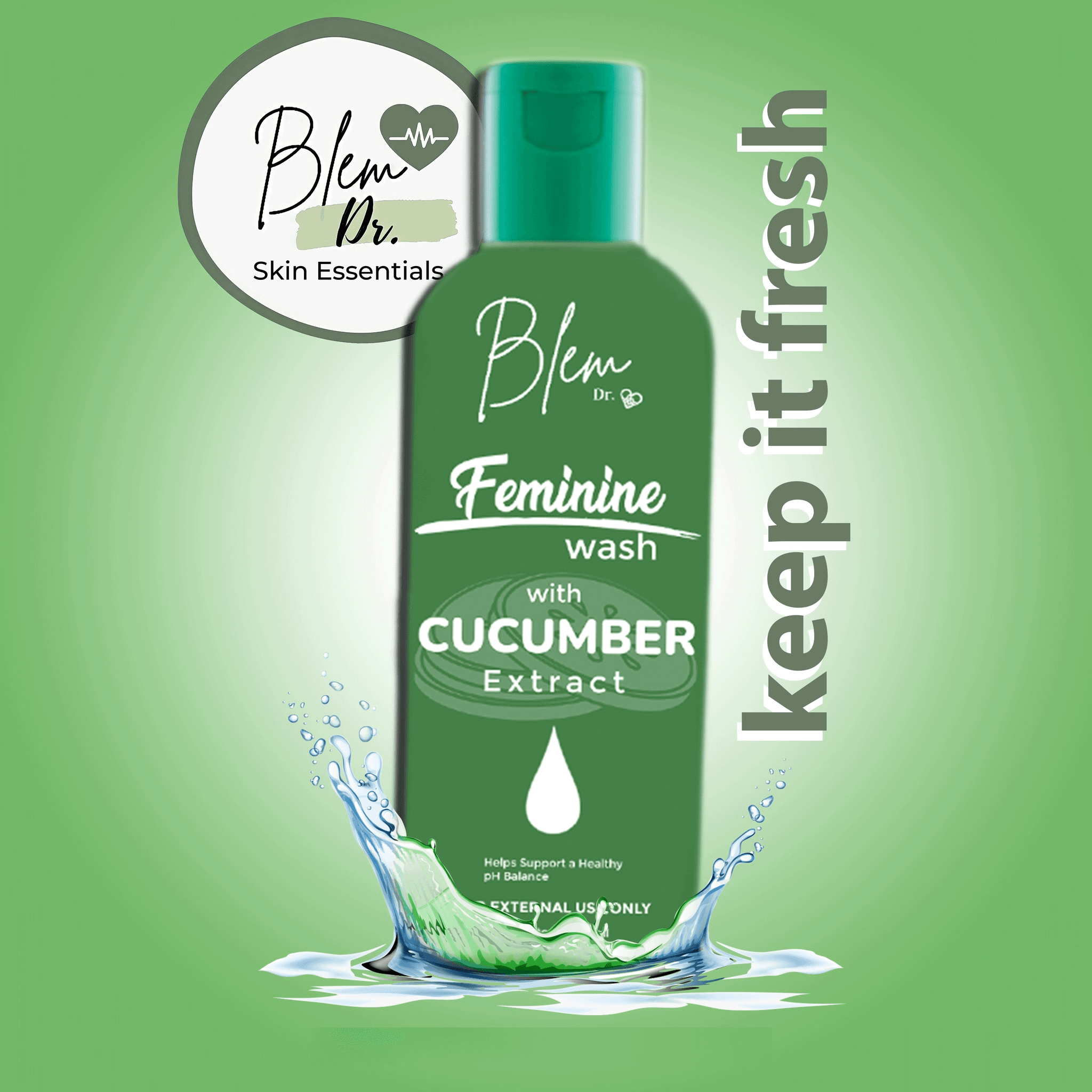 Blem Dr Feminine Wash With Cucumber Extract - 150ml