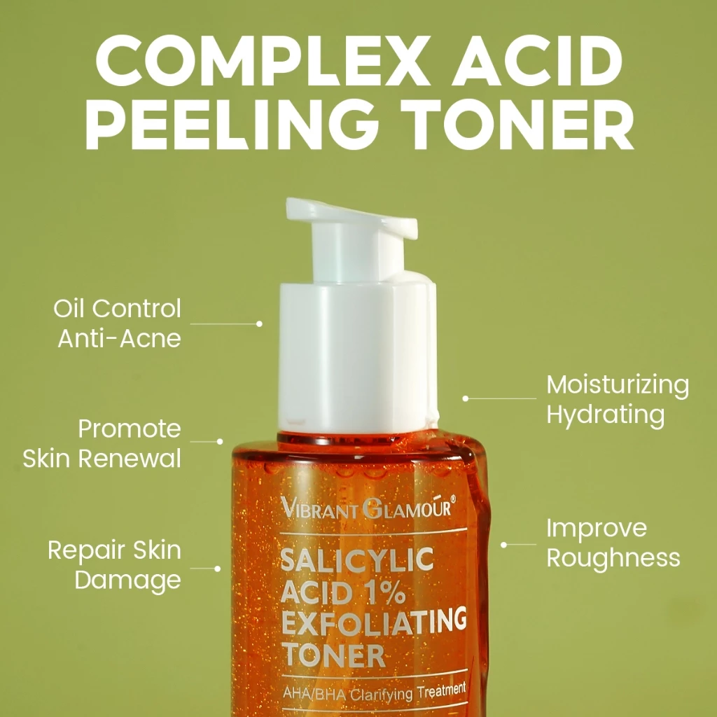 Vibrant Glamour Salicylic Acid 1% Exfoliating Toner - 100ml