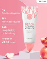 GMEELAN Peach Niacinamide Body Lotion - 100g (1+1) Offer