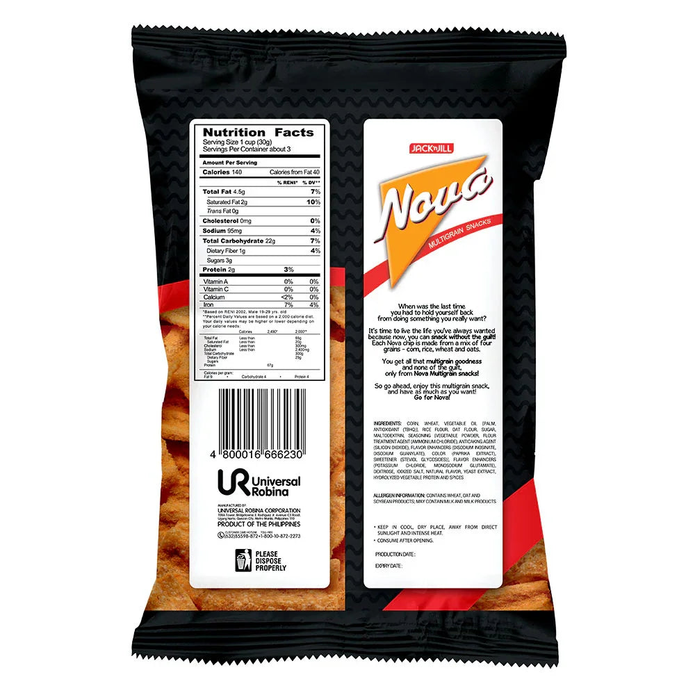 Jack 'n Jill Nova Sweet Chili - 78g