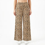 Women's Waisted Wide-Leg Palazzo Pants K-BP-1