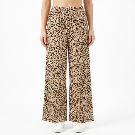Women's Waisted Wide-Leg Palazzo Pants K-BP-1