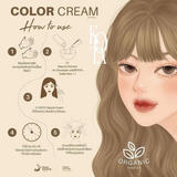 Kota Cosmetics Tortilla Thailand Hair Color Milk Tea Brown - 100ml + 100ml