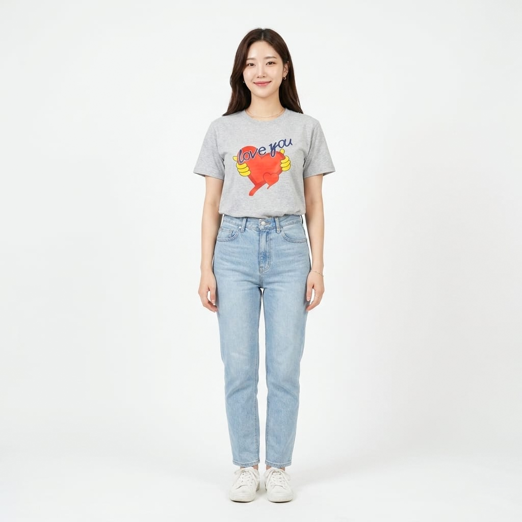 Fashion Text Printed Comfortable Women's T-Shirt #1029