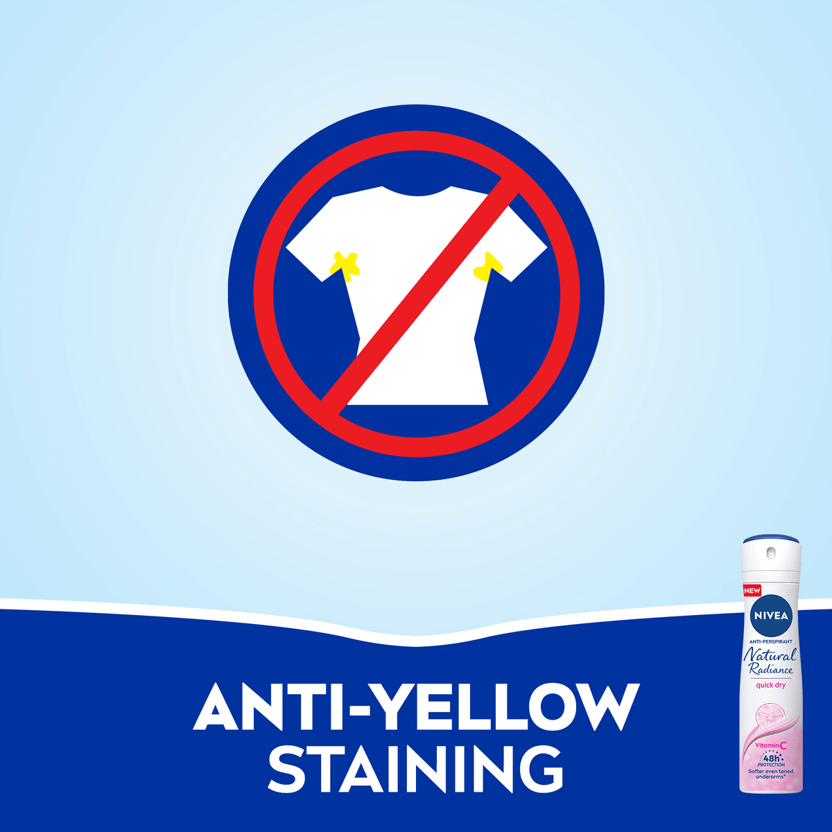 Nivea Body Spray Natural Radiance 150ml