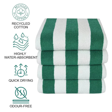 Super Soft 100% Cotton Big Size Bath Towel - 152" × 76" CM