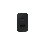 محول شحن سريع أصلي من سامسونج بقوة 35 وات، USB-C، USB-A