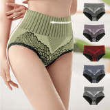 Women's Cotton High Waist Tummy Support Panties - 1695#