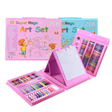 Super Mega Kids Drawing Art Set - 208 Pieces