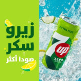 7Up Zero Sugar Extra Fizz Soft Drink - 250ml (5+1) Offer